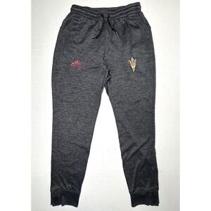 Adidas ClimaWarm Arizona State Sun Devils Joggers Sweatpants‎ Small Ankle Snaps
